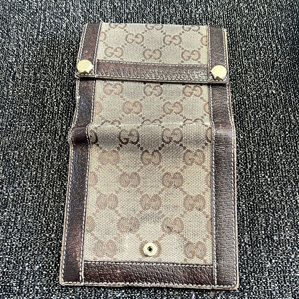 COPY - Gucci wallet interior leather bifold hols 10  credit cards with coin poc…